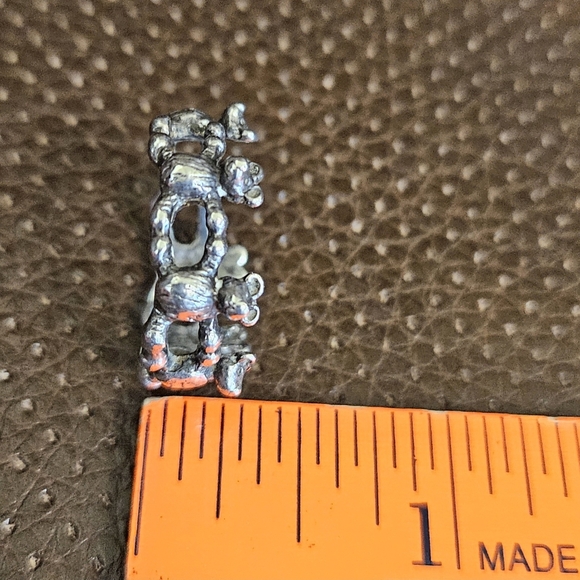 EUC Vintage Silver Teddy Bear Ring - Picture 11 of 11